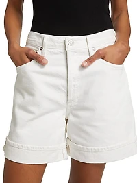 Dame Wide-Leg Denim Shorts