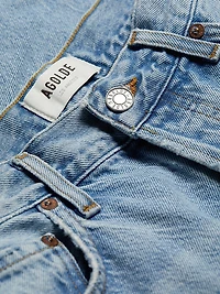 Dame Long Denim Shorts
