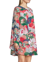 Bree Dreamy Daisies Cape Minidress