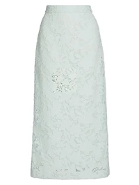Natura Lace Pencil Midi-Skirt