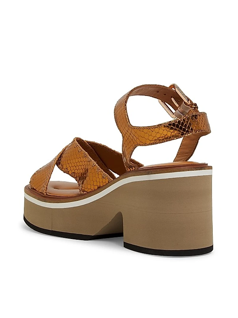 Charlisr 40MM Leather Sandals