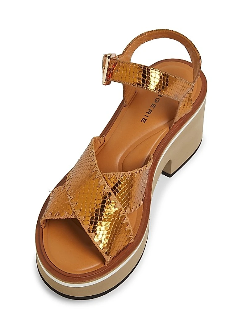 Charlisr 40MM Leather Sandals
