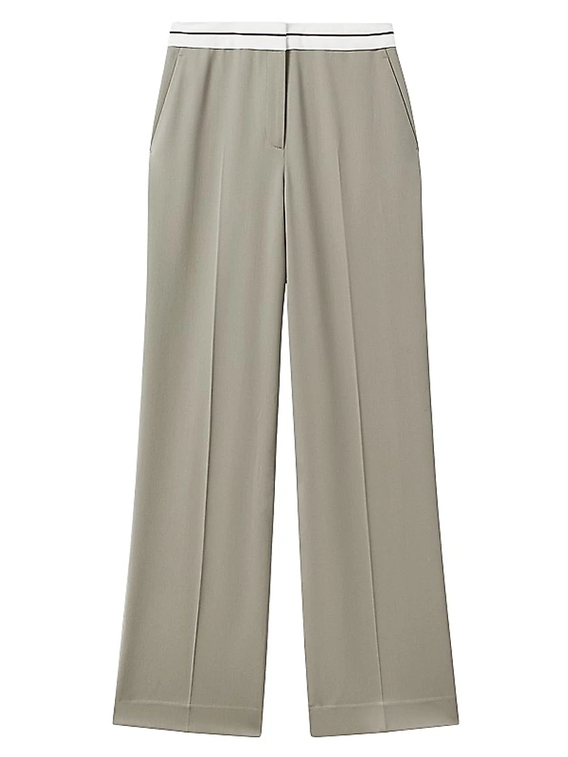 Whitley Wool-Blend Wide-Leg Pants