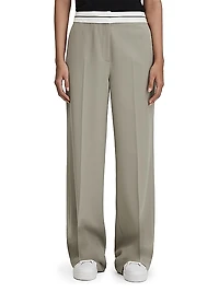 Whitley Wool-Blend Wide-Leg Pants