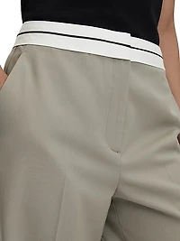 Whitley Wool-Blend Wide-Leg Pants