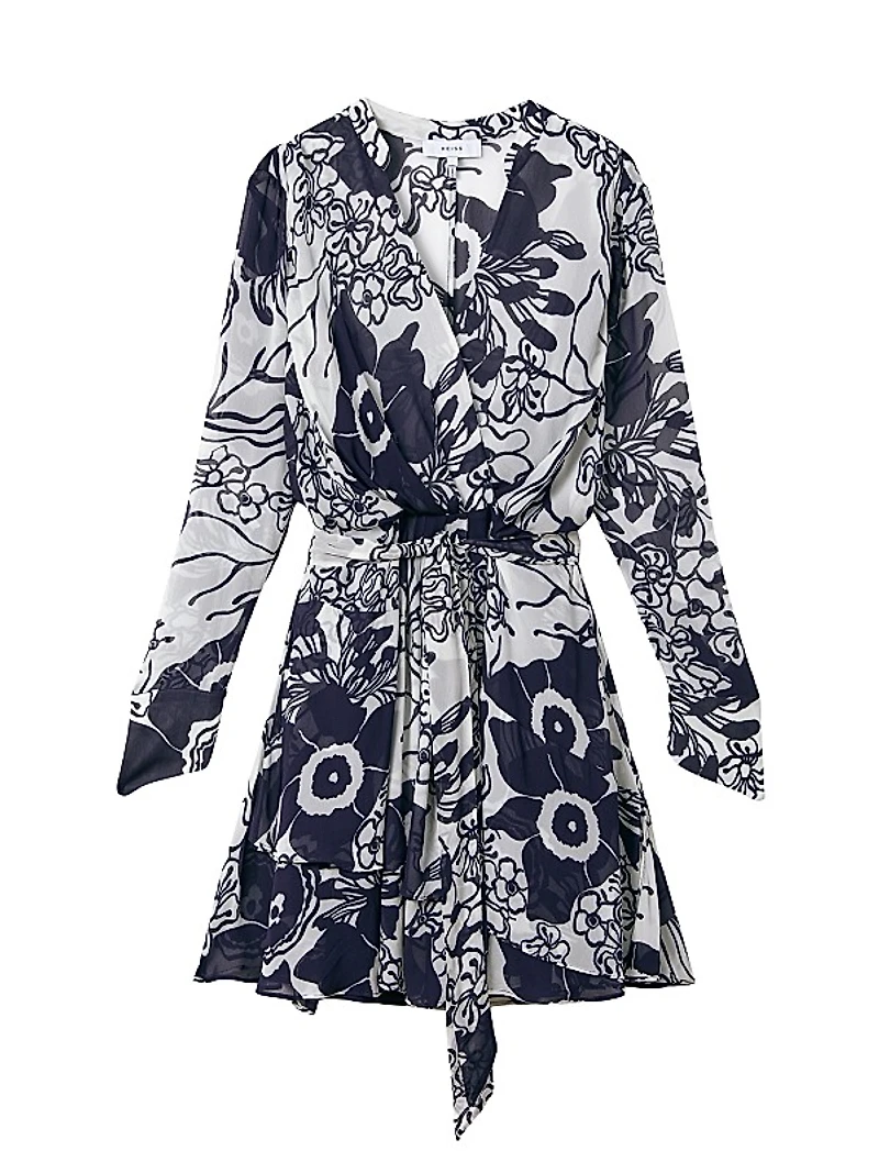 Sienna Floral Tie-Waist Dress