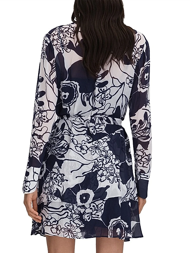 Sienna Floral Tie-Waist Dress
