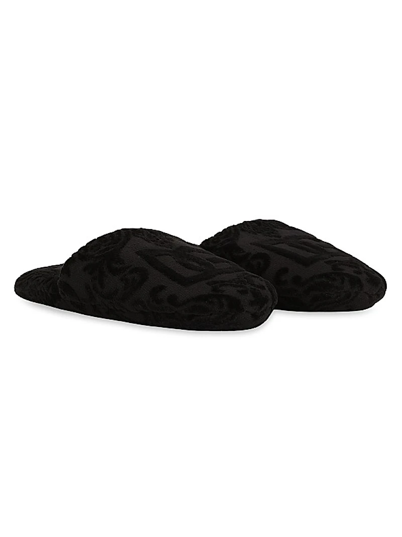 Crosswise DG Logo Jacquard Slippers