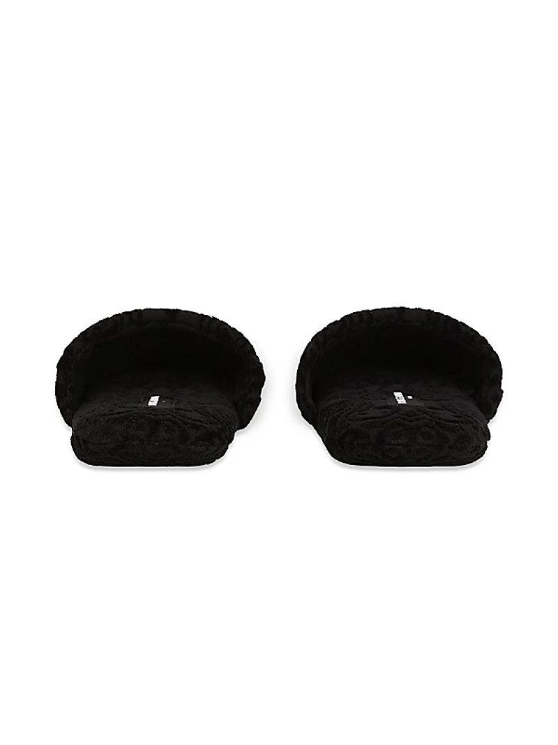 Crosswise DG Logo Jacquard Slippers