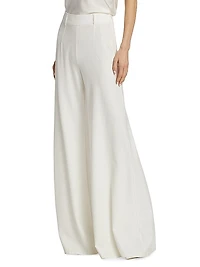 Deborah High-Rise Wide-Leg Pants