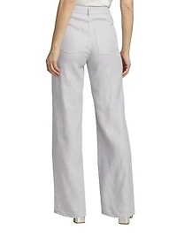 Larissa Linen-Blend Flare Pants