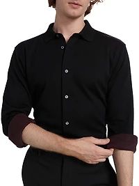 COLLECTION Button-Front Knit Shirt