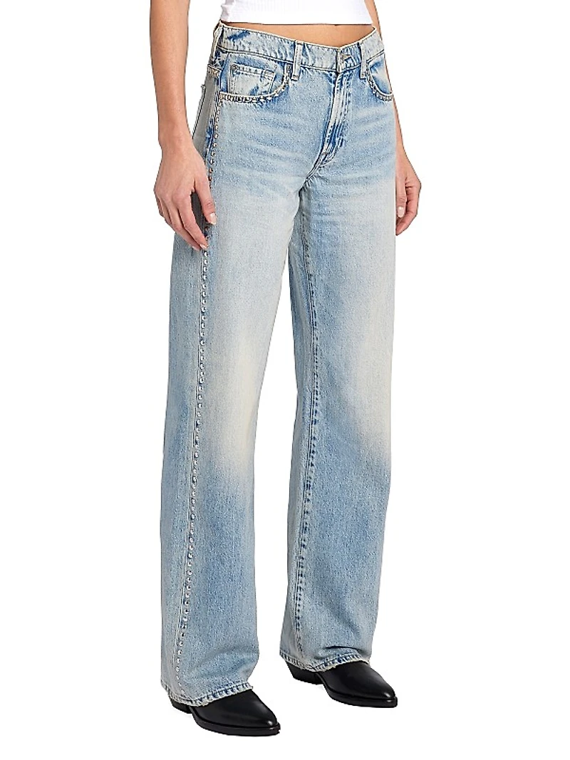 Tess Mid-Rise Wide-Leg Jeans