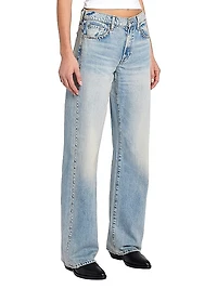 Tess Mid-Rise Wide-Leg Jeans