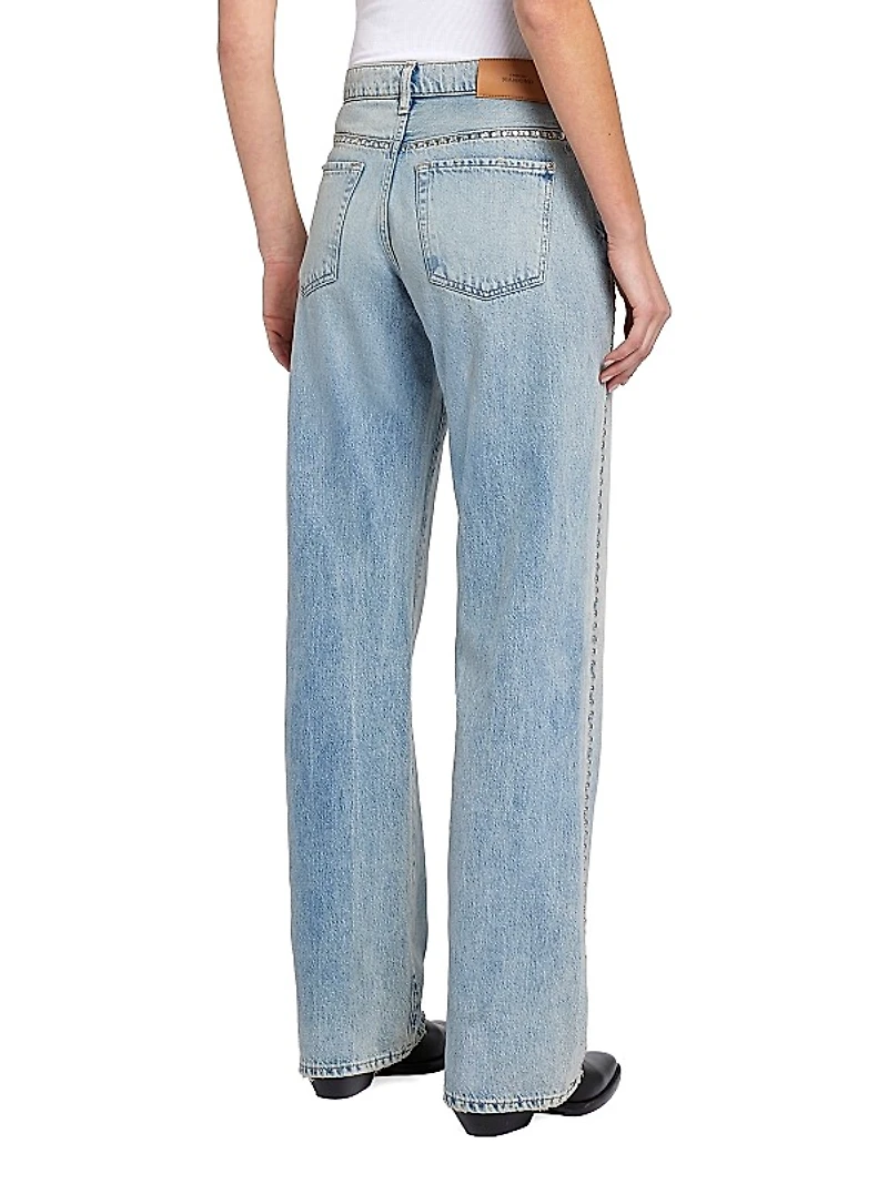 Tess Mid-Rise Wide-Leg Jeans