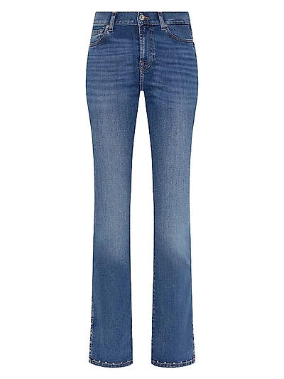 High-Rise Stretch Kick-Flare Jeans