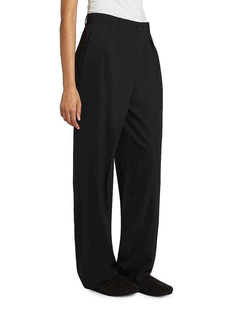 Igor Wool-Blend Straight-Leg Pants