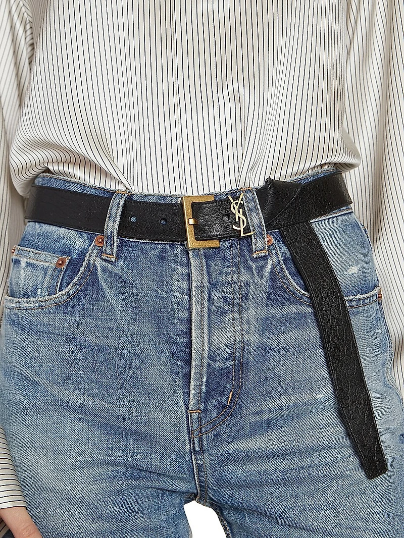 Cassandre Belt In Grained Lambskin