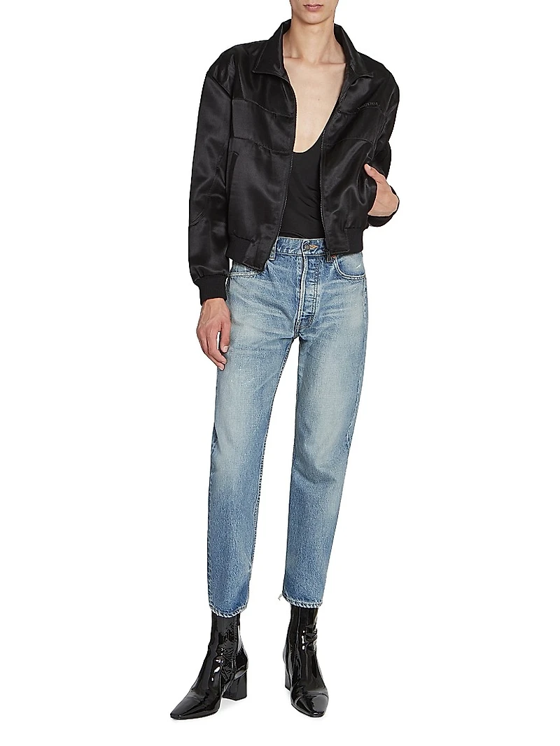 Saint Laurent Teddy Jacket Satin