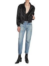 Saint Laurent Teddy Jacket Satin