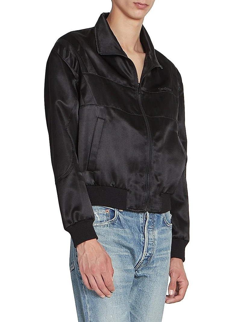 Saint Laurent Teddy Jacket Satin