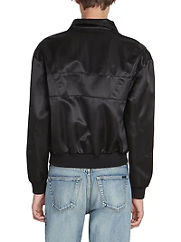 Saint Laurent Teddy Jacket Satin