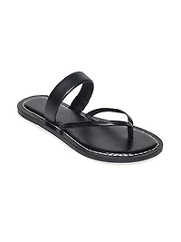 Leia Leather Thong Sandals