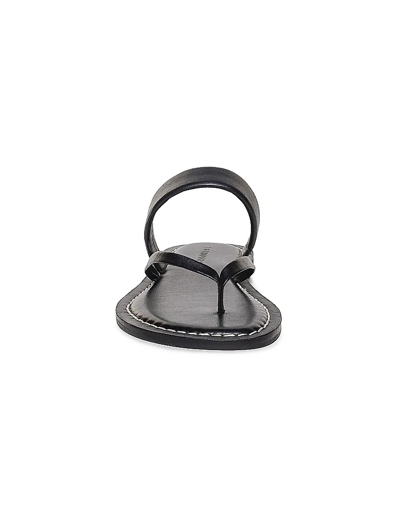 Leia Leather Thong Sandals