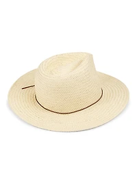Packable Straw Fedora