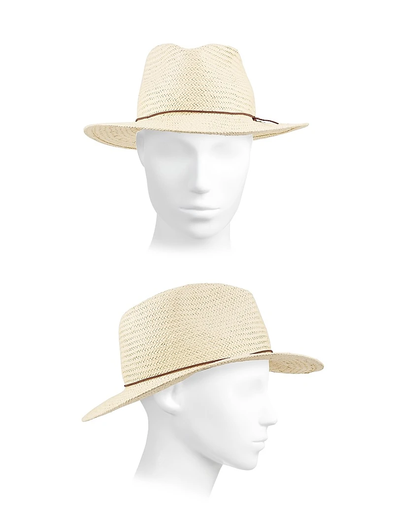 Packable Straw Fedora