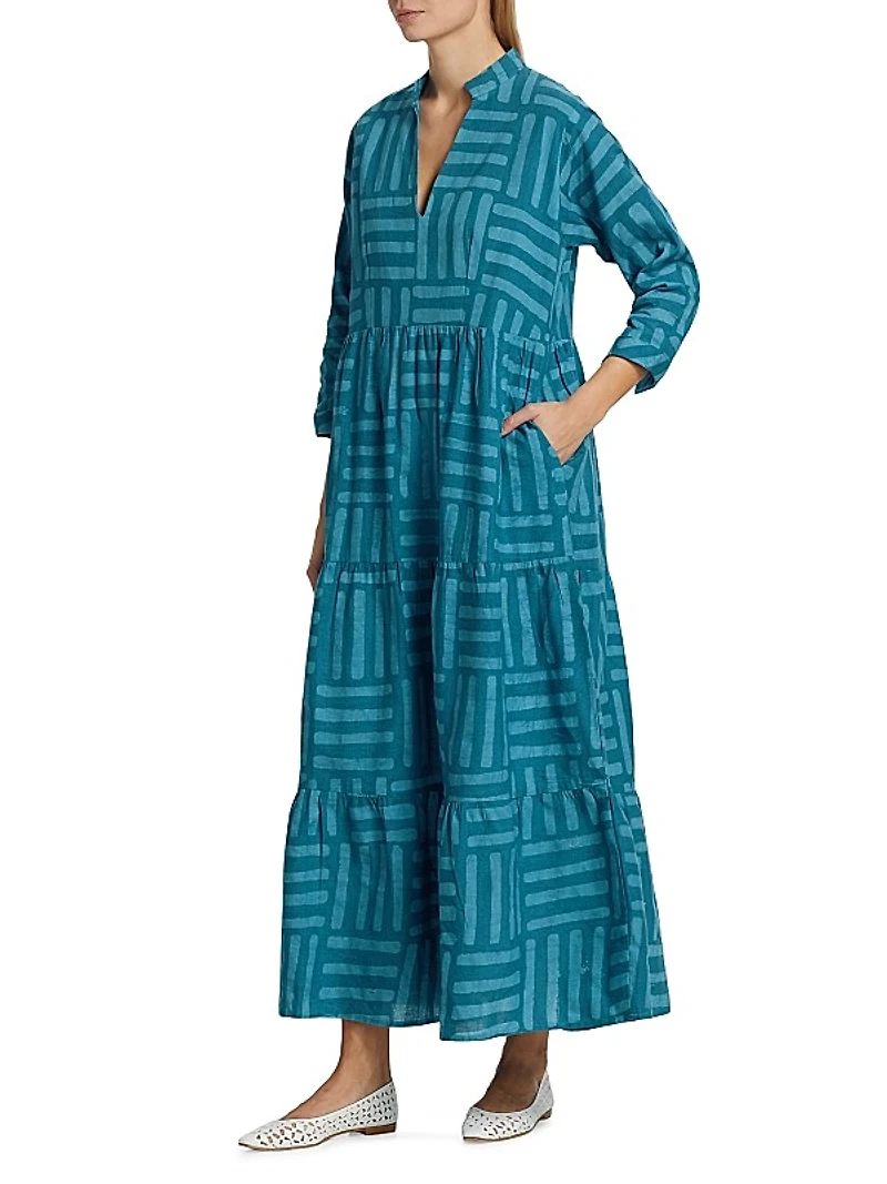Bimpe Printed Tiered Maxi Dress