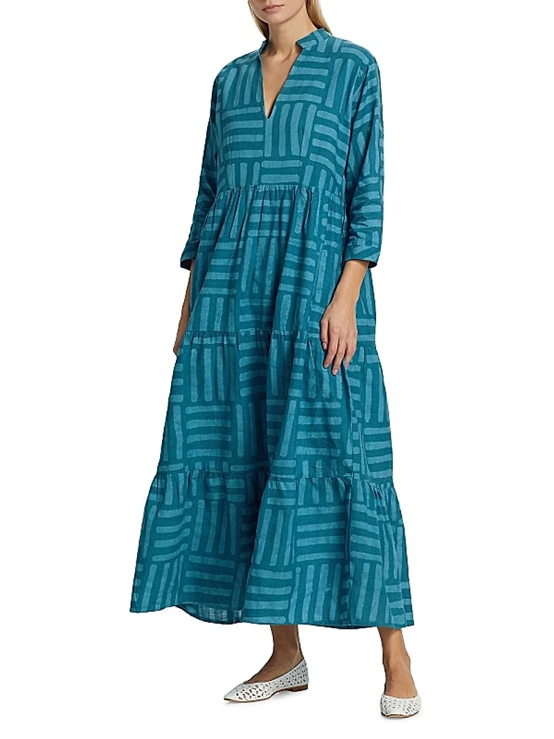 Bimpe Printed Tiered Maxi Dress