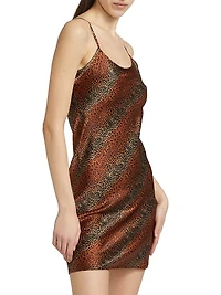 Leopard Slip Minidress