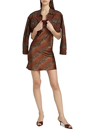 Leopard Slip Minidress