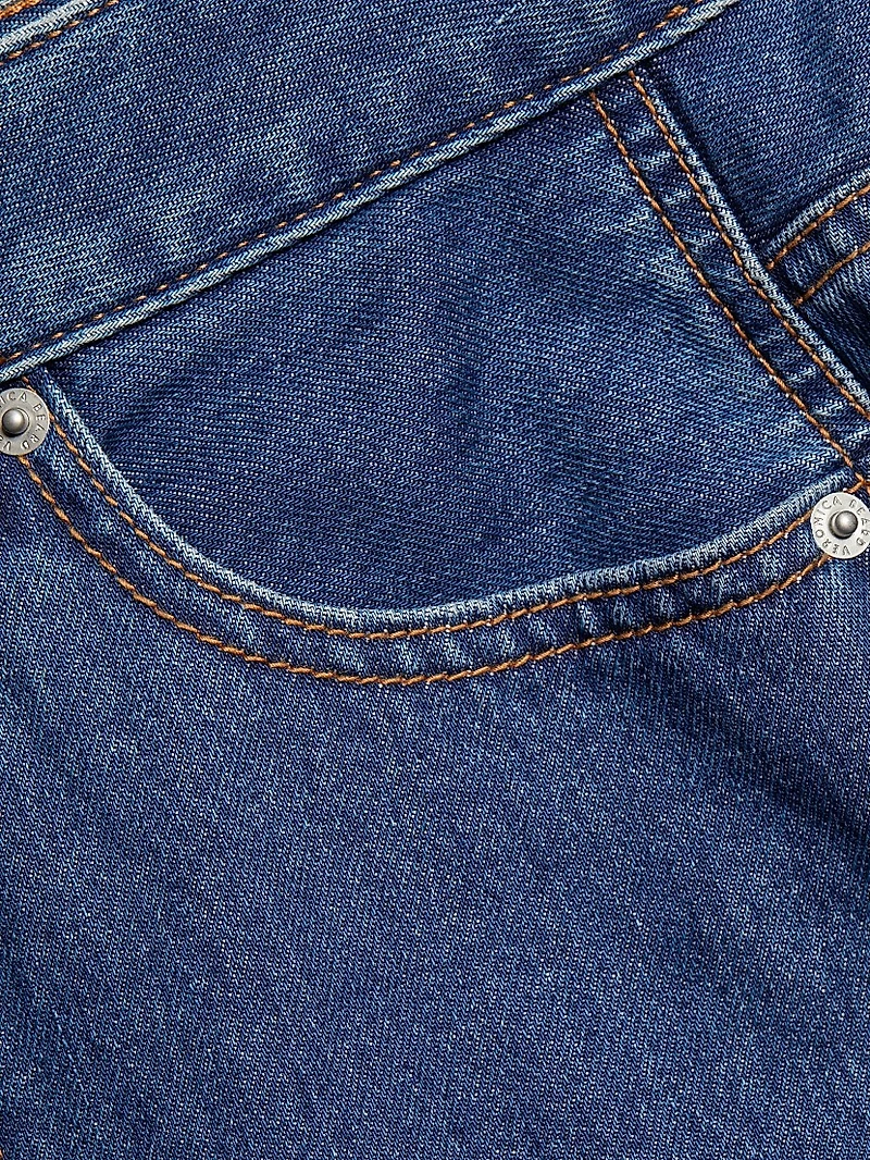 Victoria Stretch Denim Long Skirt