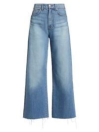 Taylor High-Rise Wide Crop Jeans
