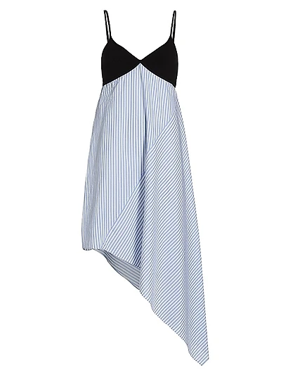 Asymmetric Hybrid Midi-Dress