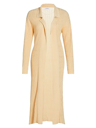 Pointelle Duster Cardigan