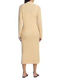 Pointelle Duster Cardigan