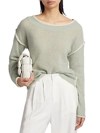 Embroidered Cashmere Sweater