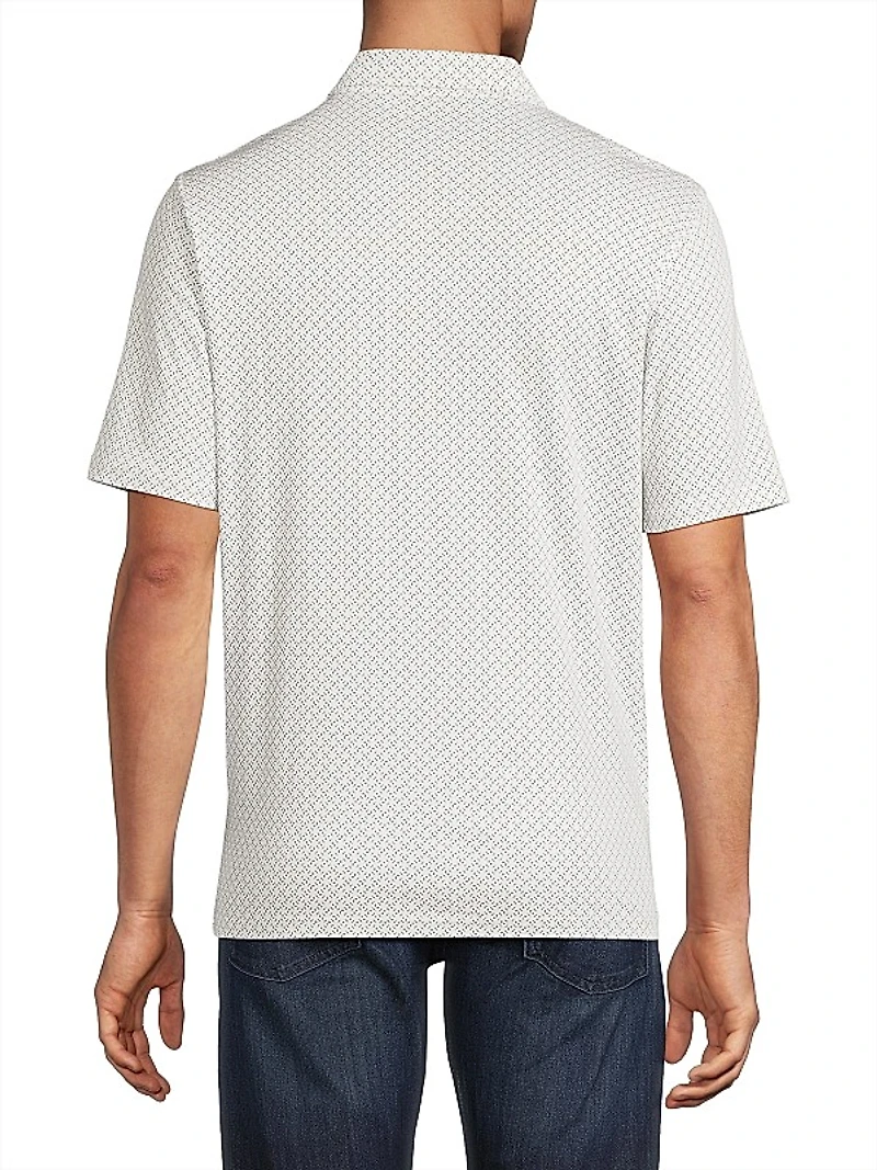 Geo Printed Cotton Shirt