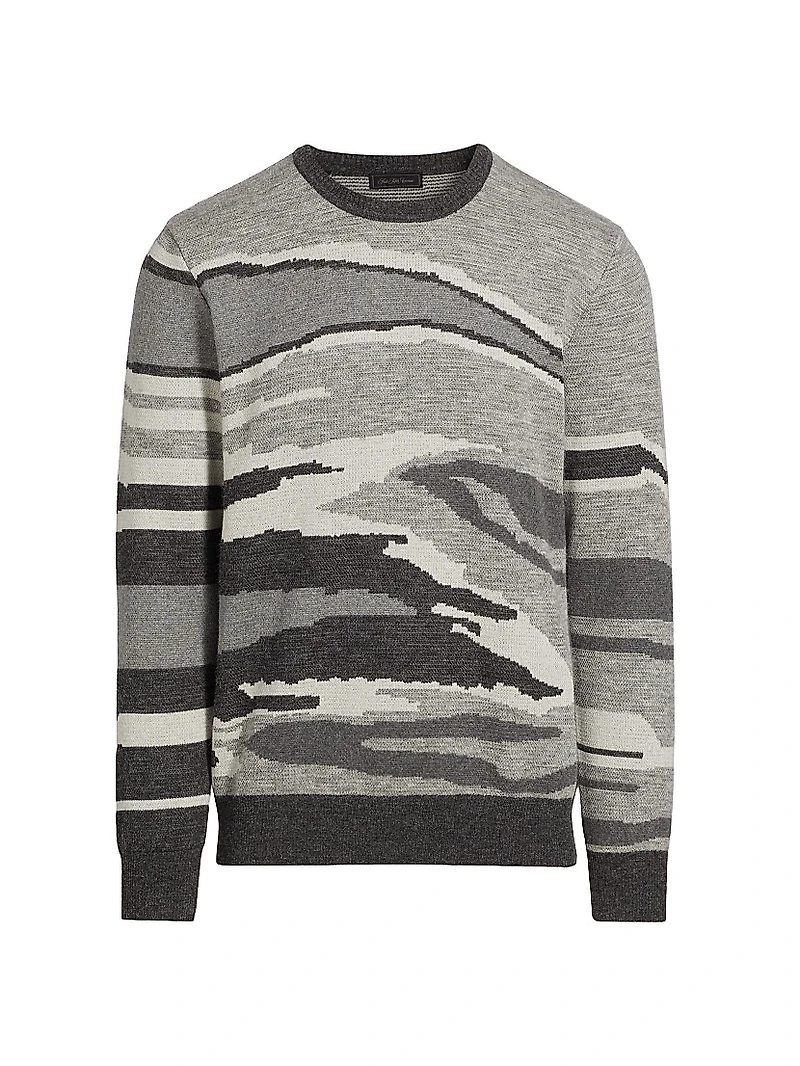 Intarsia Alpaca-Blend Sweater