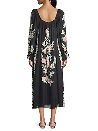 Byrdie Floral Midi Dress