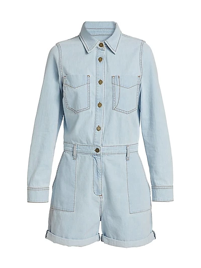 Lavinia Denim Romper