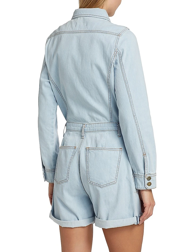 Lavinia Denim Romper
