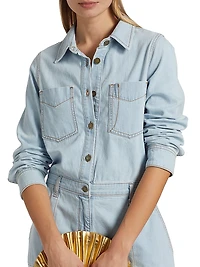 Lavinia Denim Romper