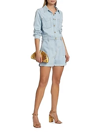 Lavinia Denim Romper