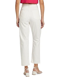 Pearle High-Rise Cropped Jeans