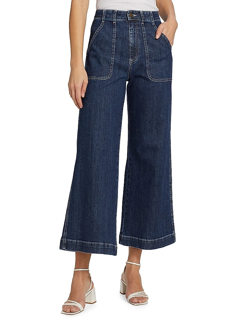 Theodora High-Rise Cropped Jeans