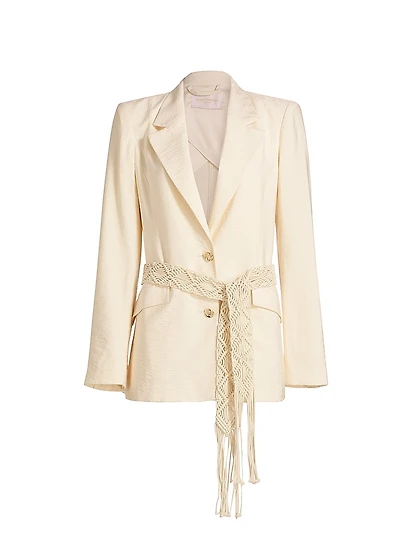Mildred Belted Blazer Jacket